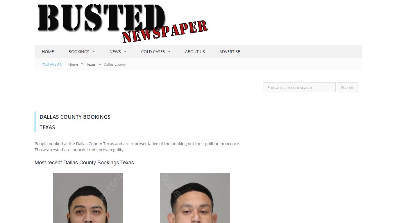 Dallas County, TX Mugshots - BUSTEDNEWSPAPER.COM